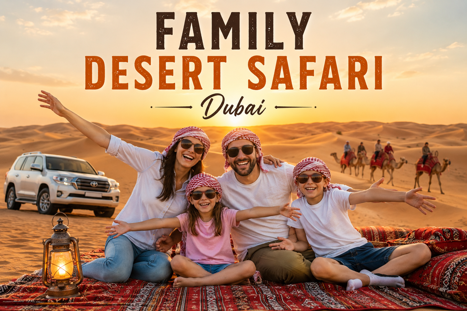 Family Desert Safari Dubai with Kids