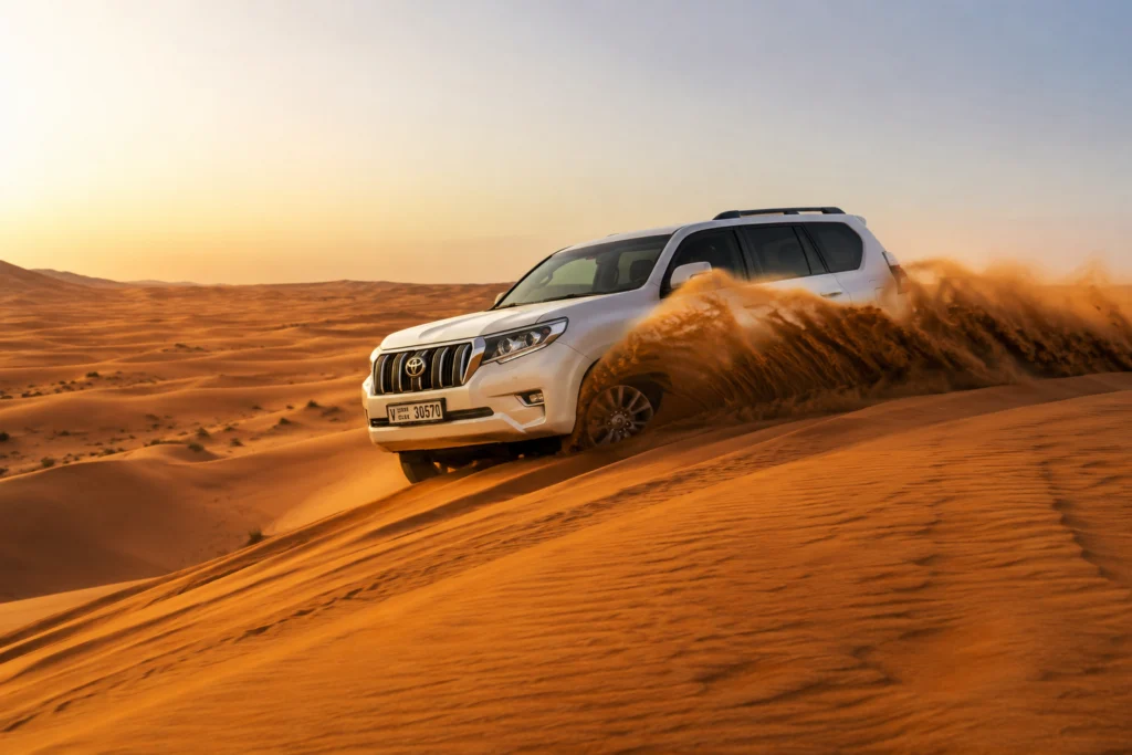 Desert adventure with a Toyota SUV
