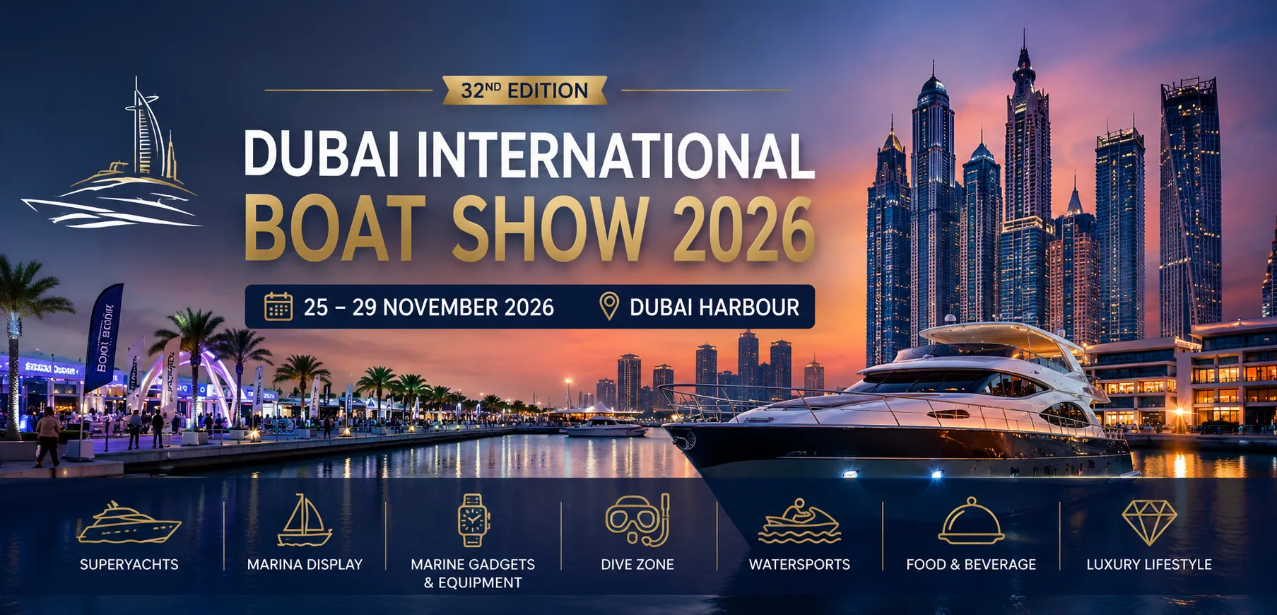 Dubai International Boat Show 2026 – Dates, Tickets, Timings, Prices & Complete Visitor Guide