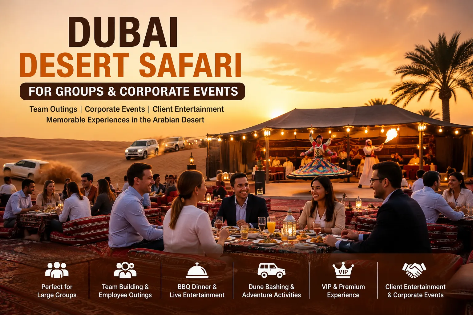 Dubai Desert Safari for Groups & Corporate Events: The Complete 2026 Guide