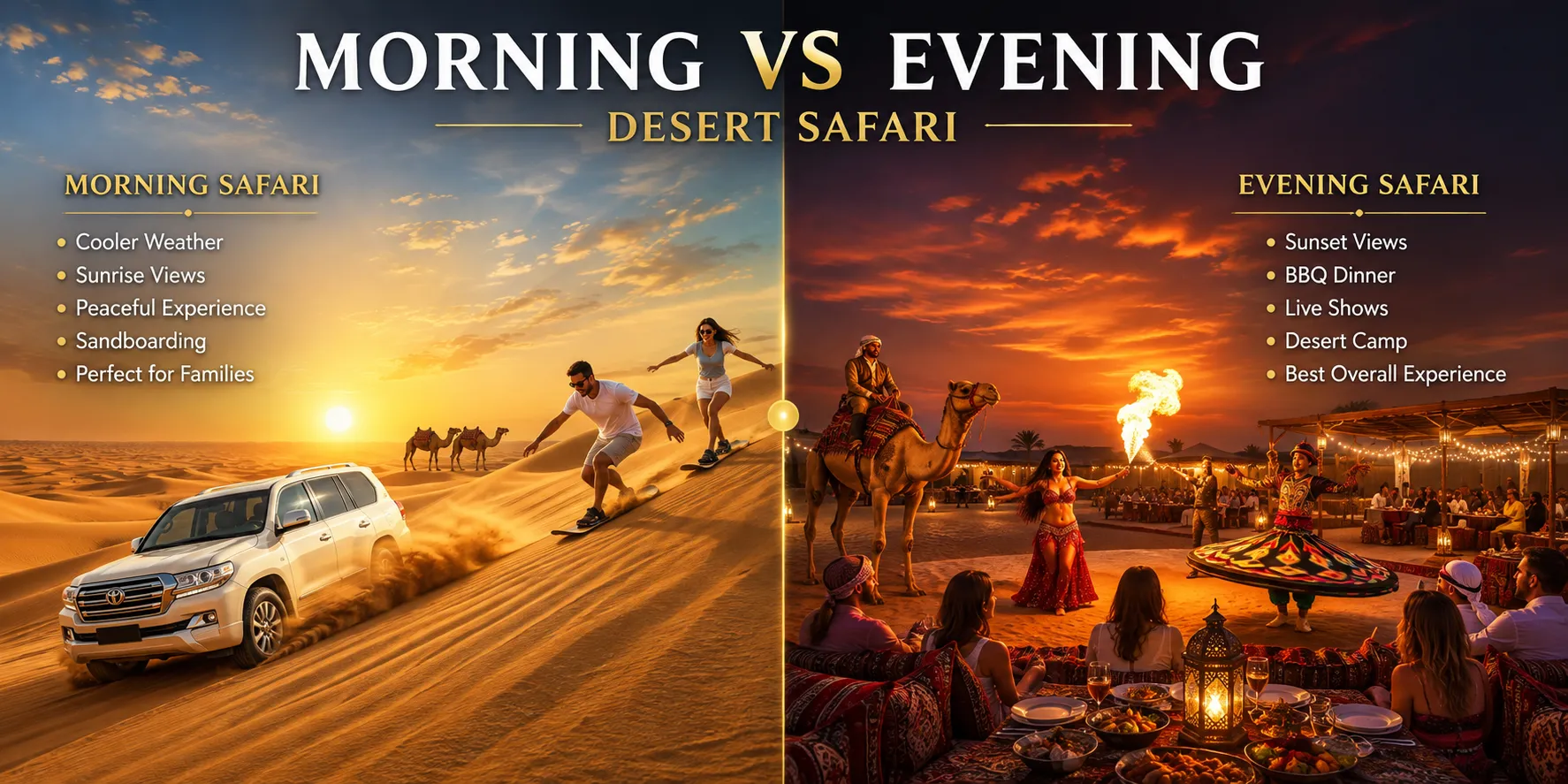 Morning, Evening or Overnight — Which Desert Safari Should You Actually Book?